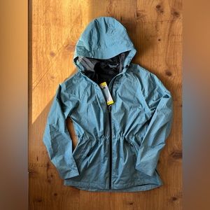 32 Degrees Hooded Anorak Indian Teal Melange NWT